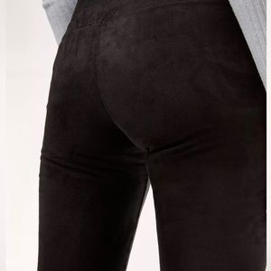 Aritzia Wilfred vegan suede full length leggings - size XS
